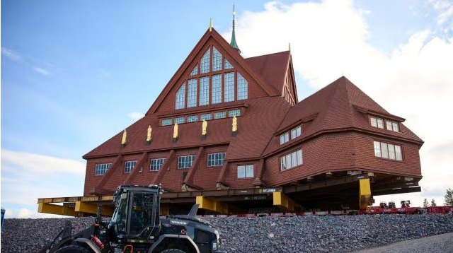 “113-year-old Swedish church relocation historic journey”